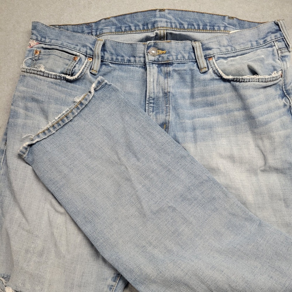 Denim & Supply Ralph Lauren Jeans Mens 38x30 Blue Straigt Fit Relaxed Distressed